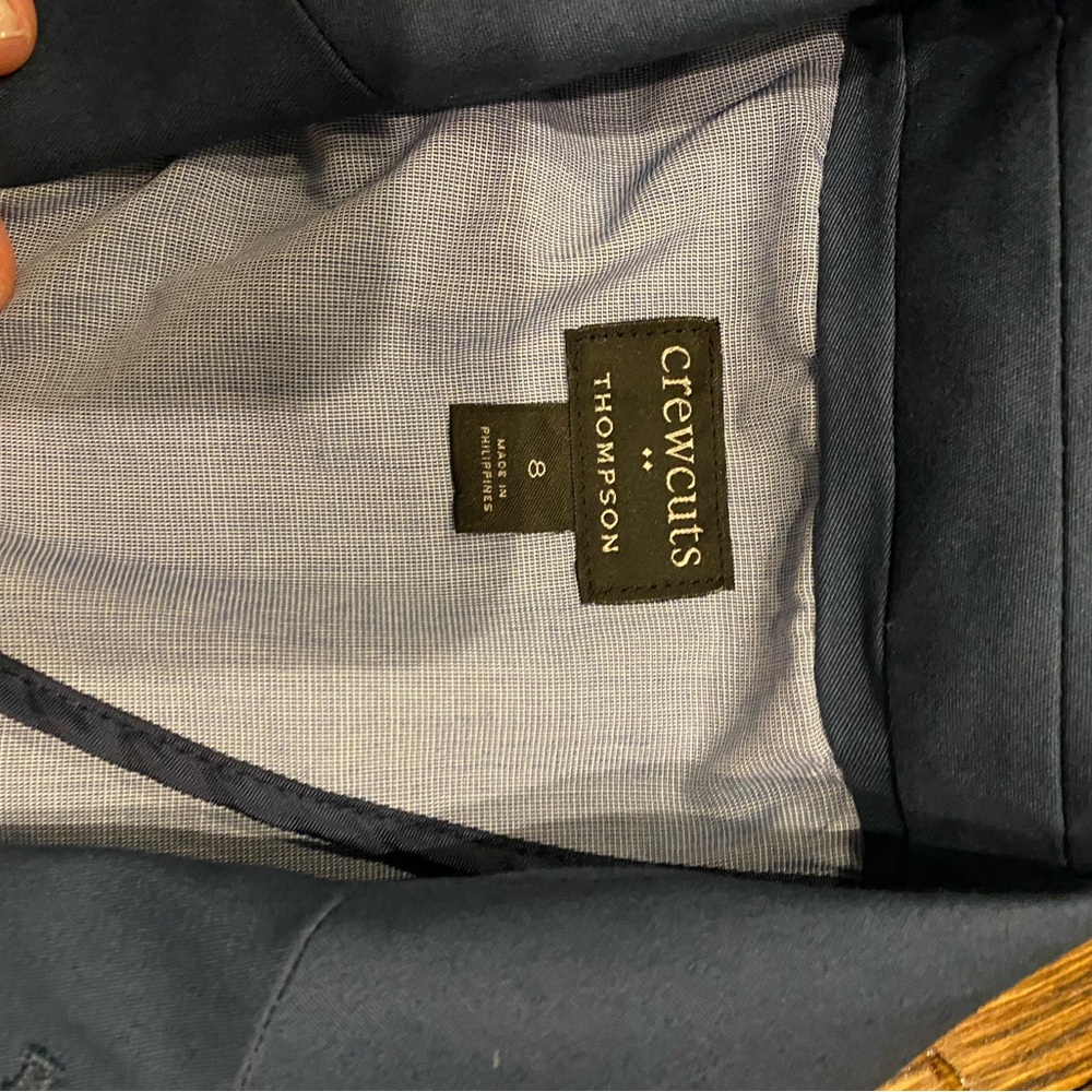 Crewcuts Navy Single-Breasted Blazer - Picture 2 of 3